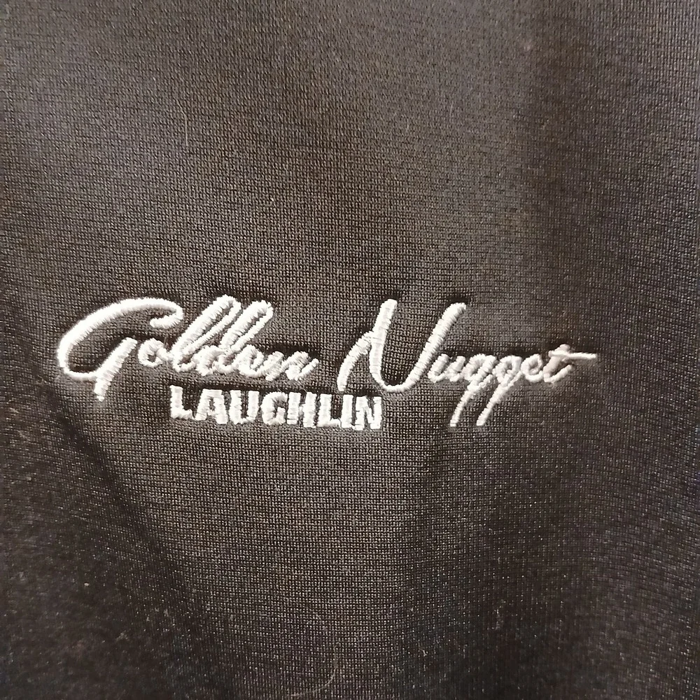 Nike Golden Nugget Casino Laughlin‎ Sm 1/2 Zip Therma-fit Coverup Golf Pullover